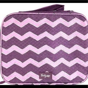 LUNCHBOX Thirty-One Cool case thermal plum chevron